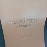 Ulla Johnson RARE Deia High Block Heel Sandal Woven Ankle Strap Natural EU40 Photo 11