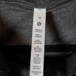 Lululemon Women's Dance Studio Full Zip Hooded Athletic Jacket Solid Black 18 Photo 1