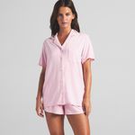 SKIMS  Soft Lounge Cherry Blossom PJ Set Pink NWT Baby Pink NEW W TAGS Photo 1