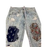 Car Mar blue womens patch work jeans pants denim size 23 SKU 3539 Photo 5