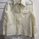 Vtg 70’s SKYR 100% Nylon Off White Water Proof Rain Jacket Shirt Large Photo 0