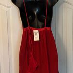 Belle Cherie Baby Doll Chemise Red Women Size Large Photo 2