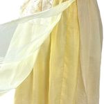 Layered Tulle & Lace Rosette Coquette Fairy Dress Butter Yellow Size Small Photo 11