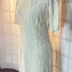 Ann Taylor NWT Ivory Textured Crew Neck Short Sleeve Sheath Dress Size 6 Photo 2