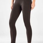Fabletics  7/8 Winn II crossover Leggings in heather gray Small Photo 0