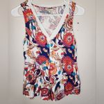 Anthropologie  Deletta Amalia Peplum Floral Tank Top Photo 2