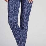 Rich & Skinny 🌻 Python Blue Skinny Jeans Size 26 Photo 2