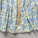 Who What Wear Who What Wear Blue Floral Wrap Maxi Skirt XS Cotton Tiered Lightweight Summer Photo 6