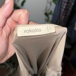 Rokoko Crushed Velvet Champagne Gold Gown Photo 6