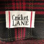 Cricket Lane Red Black Checked Jacket 16 USA Blazer Cardigan Plaid Vintage Photo 5