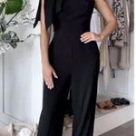 Dress the Population Tiffany One-Shoulder Jumpsuit in Black Size X-Small Photo 2
