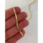 Boutique NEW Unisex‎ 2mm Gold Filled Layering Herringbone Chain Necklace 18-20” Photo 8