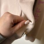 Vans Womens Pale Pink Graphic Print Front and Sleeve Hoodie size L Photo 3