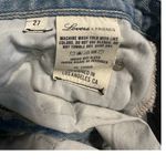 Lovers + Friends  Jack Liberty High Rise Shorts Jorts Distressed 27 Denim Stars Photo 3