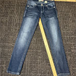 Paris Blues Vintage Y2K  Jeans Womens 7 Juniors Blue Low Rise Skinny Stretch Photo 0