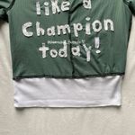 Notre Dame green and white patchwork longsleeve Photo 7