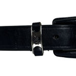 Jones New York Vtg Jones NY Women’s Black Full Grain Bridle Leather Belt Size Medium Large Photo 0
