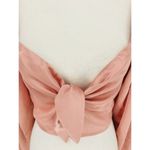 Princess Polly  Estee Cropped Blouse Top | Pink Size 10 | Trendy &‎ Chic Photo 12