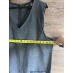 LL Bean Maxi Dress Women Plus 18 Minimalist Lagenlook Pockets Capsule Classic Gray Photo 3