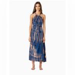 Le Salty Label Zuri Tie Dye Maxi Dress Size Small Blue Photo 2