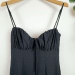 NWT Rumer Anissa Ruched Maxi Dress in Black Photo 1