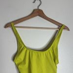 SKIMS SWIM SCOOP NECK ONE PIECE Swimsuit Bathing suit in Citrus size small Photo 2