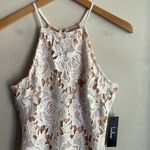 Lulus Temps De L'Amour White Lace Bodycon Midi Dress Photo 4