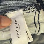 PacSun  | Blue Denim Cut-off Mini Skirt Sz 25 Photo 3