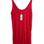 Skin Red / Pink Jersey Maxi Dress Sleeveless Size Medium New Photo 3