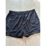 Cynthia Rowley  Shorts‎ Womens Size 3XL 5.5" Black Linen Blend Beach Coastal Boho Photo 2