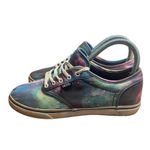 Vans ‎ Off The Wall Women's 6 Blue Cosmic Galaxy Skate Sneakers Lace Up Photo 3