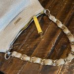 Eric Javits Neutral Gold Metallic Chain Purse Photo 9
