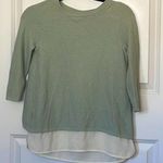 The Limited  Mint Layered Crossback Sweater XS Photo 0