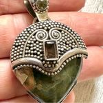 Sterling silver ocean Jasper pendant necklace Photo 12