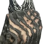 Gilligan & Omalley Black Animal Print Lingerie Nightgown Chemise Womens Large Photo 9