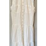 Mon Renn Harriet Midi Dress Size US/Medium White Photo 1