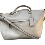 Coach Beige Pebbled Leather Prairie Satchel Photo 0
