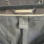 White House | Black Market WHBM Open Cardigan Blazer Sz 10 White Ruffle Accent Cropped Jacket Large Photo 4