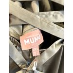 Show Me Your Mumu Clarissa Corset Dress in Moss Green Luxe Satin XXL NWT Photo 4