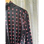 ZARA Women's Silky Polka Dot Playsuit Shorts Lining Flounced Hem Dress S Photo 3