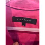 MESMERIZE Hot Pink Cable Knit Sleeve Bomber Jacket Women's Medium Zip Front Photo 1