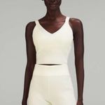Lululemon Like new Lemon Sorbet Ribbed Knit Cropped Tank Top Photo 0