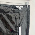 Tic Toc Black Patent Leather Skinny Pants Photo 1