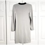 Rag and Bone Cecilee Merino Wool Dress gray black size medium excellent condition Photo 3