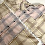 NEW Blue B Mix It Up Plaid Top Pink Size L Photo 8