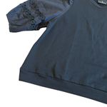 Emily Lovelock Wo's Molly Black Blouse Shirt Top Eyelet Sleeves Size XL Women's Photo 6