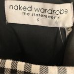 Naked Wardrobe Gingham The Statement Cocktail Dress Castlecore Sleeve Small NWT Photo 12