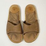Margaritaville Womens Negril Tan Leather Slides Slip On Sandals~10~  Photo 2