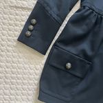 Moschino  Womens Black Wool blend Front Button Peacoat Size 40 Photo 5