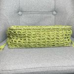 Salvatore Ferragamo Braided Leather & Linen Satchel w/ Tassel Drawstring Closure Photo 10